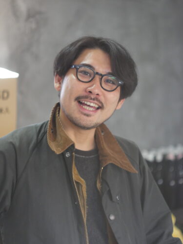 Tatsuya Motonaga on his farm.